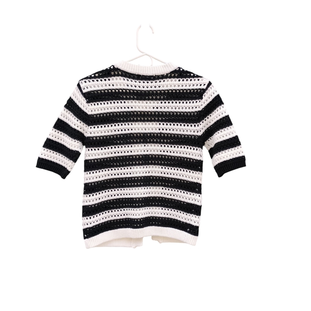 Sanctuary Black and White Striped Cardigan Size S - Picture 2 of 4